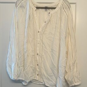 White Button-Up Shirt